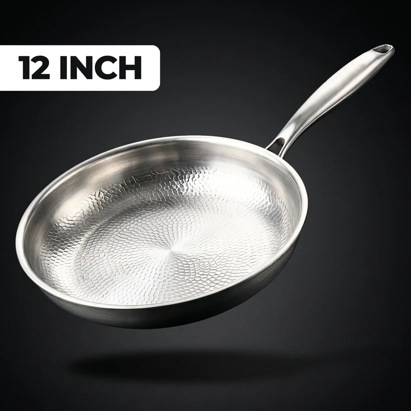 100% Pure Titanium Pan For AToxin-Free Kitchen
