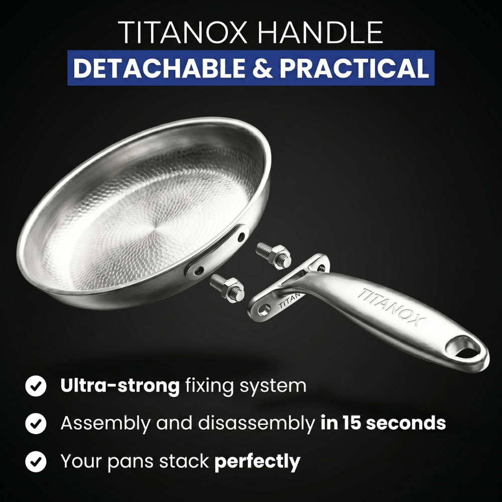 TITANOX pure titanium pan product image 4