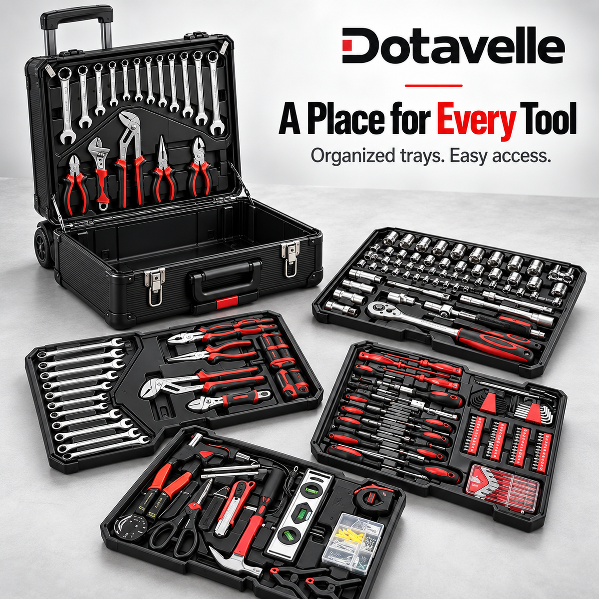 899-piece complete rolling tool set product image 3