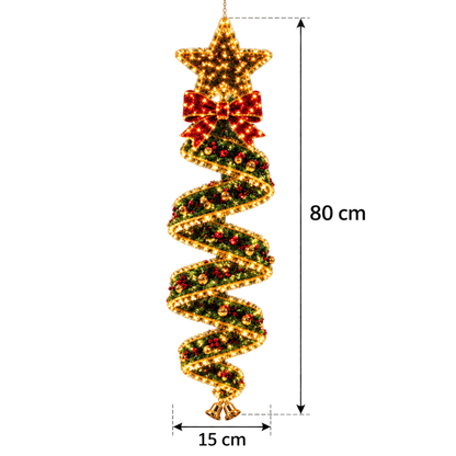 Christmas Tree Spiral Light dimensions